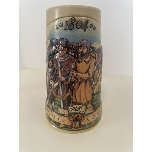 Miller Genuine Draft Birth of a Nation 1804 Fourth‎ In A Series Beer Stein Mug - Picture 1 of 15